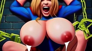Sexy Cartoon Supergirl Teaser