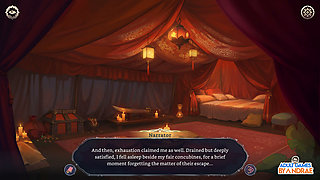 Harem Fantasy - the Concubine War Gameplay Part 1 - Sex with His Concubines