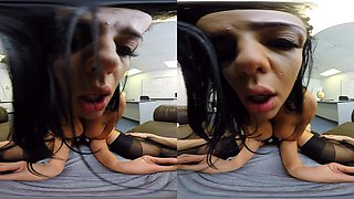 Audrey Bitoni's Office Seduction in a Sizzling Encounter