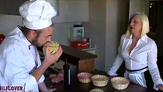 Mature Christie Dom shares intense maid action with passionate young gardener