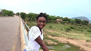 Cute Ebony Girlfriend Pussy Pounded