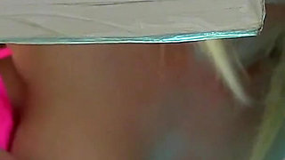 Petite Sexy Blonde Babe Lou Lou Sucks and Fucks Bwc Stud in the Gloryhole