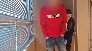 Rough Airport Security Officer Gets Hardcore Fucking and Blowjob from Big Cock