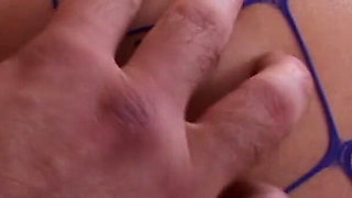 Roxana likes the juice in her mouth