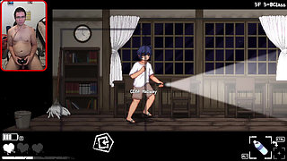 A Japanese schoolgirl fucks me hard and.... (Houkago no Onigokko Gameplay4)