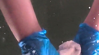 Nurse Lexi's Cum Collection POV: Ass and Tits Pressed on Glass - Handjob, Titfuck, BJ, Wild Ride and Facial