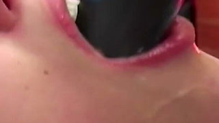 Hardcore Lesbian Domination as Emily X Fucks Submissive Louise Skye's Wet Cunt with Her Fingers and Dildos