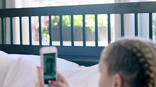 Lesbian teen fingering and oral pussy lick