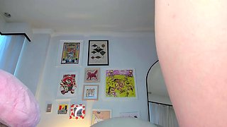 Sexy teen ebony solo toy masturbation