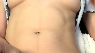 Emo teen on solo webcam masturbation