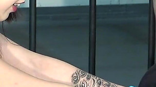 Strapon and Double Fist, Female Boss of a Dark Organization Makes Two Captured Investigators Her Own by Fucking Their Anal