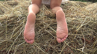 Video in a Hayloft. First Outdoor Shoot