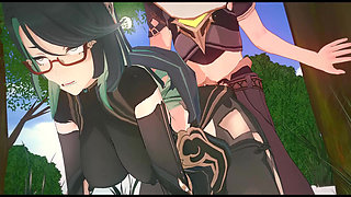 Genhin Impact - Xianyun Craves Big Black Cock After Getting Bored of Average Dick - 3D Hentai Animation