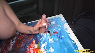 Fake cab - the juciest Big Tits blonda barbie you will ever watch