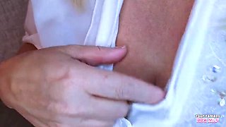 Desperate Granny Audition - BBW Wife Big Natural Tits Homemade