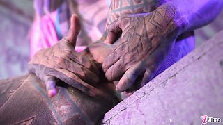 Solo Dual Intrusion - Tatted Emo Goth Assfucking Onanism & ASS-TO-MOUTH