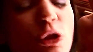 Skinny teen Vanessa gets ass fucked by step dad and her boyfriend in hotel