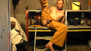 Sucking, Riding and Playing Multiple Toys. Horny on the Sauna