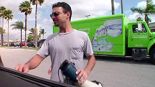 Fat cum face for tiny teen cunt getting poled in dozens of ways