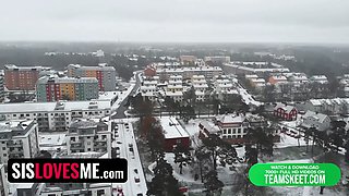 A snowstorm hits the city and Hime Marie and her stepbrother are stuck together inwards their building