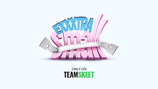 Petite sweetheart Freya Von Doom gaggs & rails Big Black Cock to feast mardi gras - exxxtra small