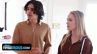 Blonde Skinny Teen Asia Lee Busted in Hardcore Group Sex
