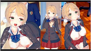 [hentai Game Koikatsu! ]have Sex With Big Tits Vtuber Shigure Ui.3dcg Erotic Anime Video