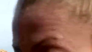 Horny couple fucks on the beach