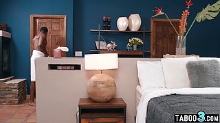 Ebony cougar wants to feel sisters hubby