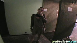 Seduced public bae fucked by big dick in wet pussy hole