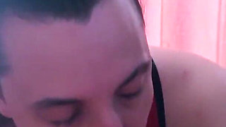 POV CFNM Blowjob From MILF Hotwife Huge Load Cum in Mouth