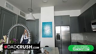 Bratty step daughter is out of control, and stepdaddy is decided to train her a lesson - dadcrush