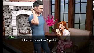 Curvy three-dimensional goddess in an ecchi adventure