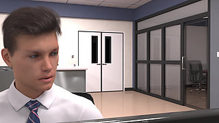 New Neighborhood V0.9 - Part 2c: Violet Helps the Elderly Neighbor Cum While on a Video Call with Ted