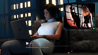 Croft Adventures Hentai Game Parody Ep.8 Librarian Caught Doing BDSM Slave Online!