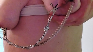 Burgundy Orange and Rose  a Dildo Tits and Chains odyssey