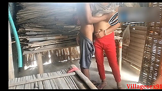 Village Wife Sex Outdoor Doggystyle Fuck in Village