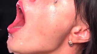 No-hands Messy Sloppy Deepthroat for My Horny Wife