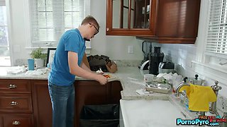 Little Teenage Bailey Base Rimjobs Her Nerdy Roomate 'Jimm