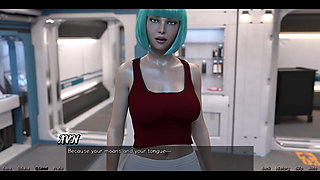 Stranded in Space - Bisexual Girl Next Door Wants to Talk with Me