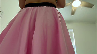 Devyn's Sultry '50s Giantess Fantasy 4K POV Tiny Thrills Awaits!