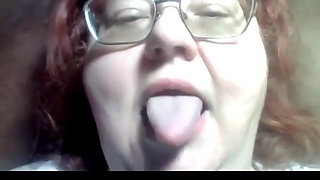BBW Gives You Close up Clip of Her Nake Lips and Mouth Kissing and Licking Her Lips for You a Requested Clip!