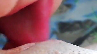 Cunnilingus Close-up, Eating My Pussy Every Morning