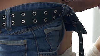 Brunette Doll Receives a Facial After Fucking