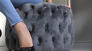 laurenlouise - Sexy heels smoking and coughing - ManyVids