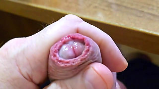 Beautiful Handjob with Precum and Cum, Fucking in Front of the Cam