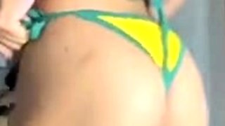 your favorite trans girls is playing with her big girl cock