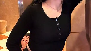 Femdom goddess sucks big black cock in cuckolding threeway