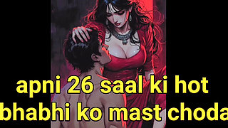 apni jawan bhabhi ko choda