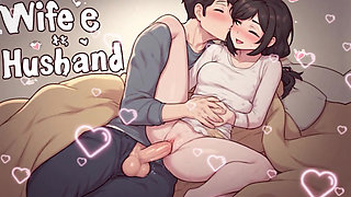 Passionate Anime Husband & Wife Intimate Night - 2D Anime Romance